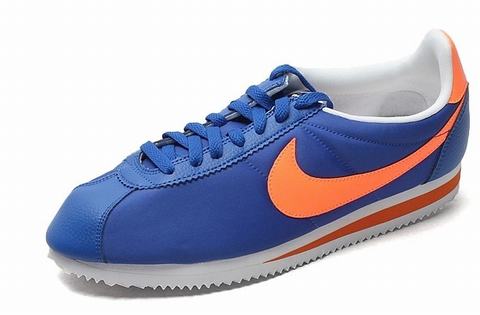 nike cortez blanc bleu