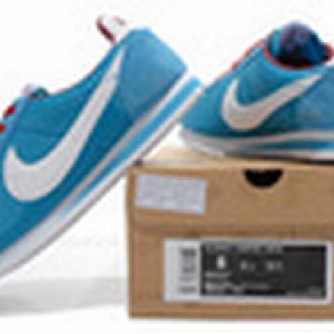 nike cortez bleu rouge